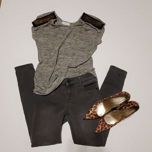 💥SOLD - Charcoal Rockstar jeggings